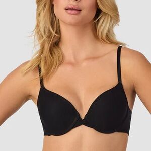 NWT on gossamer black bump it up mesh bra